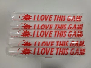 Leuchtende Schaumstoffstäbe LED "I LOVE THIS GAME" Röhre weich leuchtende Schlagstockstäbe 5 - Bild 1 von 3