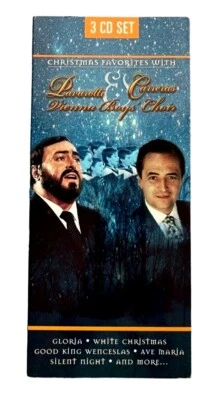 4 CD Set Christmas Pavarotti Carreras Vienna Boys Mormon Tabernacle Choir - Image 1 of 4