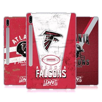 OFFICIAL NFL ATLANTA FALCONS LOGO ART SOFT GEL CASE FOR SAMSUNG TABLETS 1 Foto 1 de 4