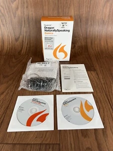 Nuance Dragon NaturallySpeaking Basics Version 13 Software w/ Headset - Picture 1 of 8