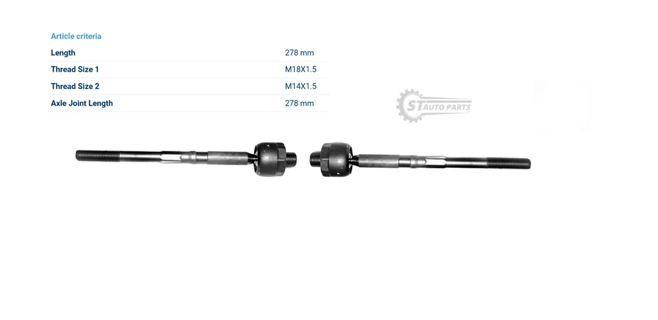 Para BMW Serie 3 E90 Corbata Dirección Interior Rack Barra Extremos Izquierdo Derecho X2 Foto 1 de 1