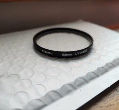 Genuine Canon 58mm - UV Haze Filter - *Excellent* - Image 1 of 4