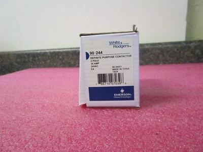 New White Rodgers Emerson 90-244 Definite Purpose Contactor 30 Amp 2 Pole A30963 - Image 1 of 4