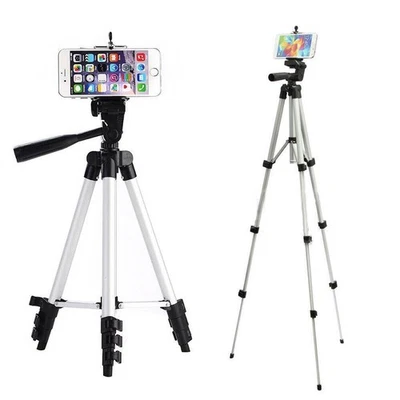 Soporte de soporte universal para trípode de cámara para teléfono celular iPhone Samsung con bolsa Foto 1 de 4