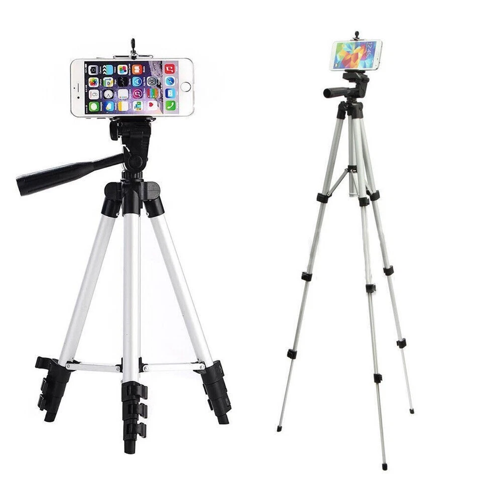 Soporte de soporte universal para trípode de cámara para teléfono celular iPhone Samsung con bolsa Foto 1 de 4
