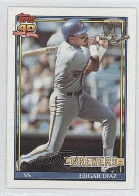 1991 Topps Operation Desert Shield Edgar Diaz #164 Shield - Image 1 of 2