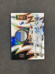 2024 Panini Select Sparks Relics White Prizm /75 #S-KJH Kerby Joseph Lions - Picture 1 of 2
