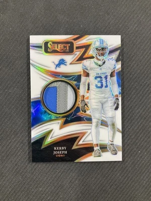 2024 Panini Select Sparks Relics White Prizm /75 #S-KJH Kerby Joseph Lions - Image 1 of 2