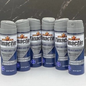 6 Pack Tinactin Antifungal Jock Itch Cures 01/24 (READ DESCRIPTION) TALC - Picture 1 of 3