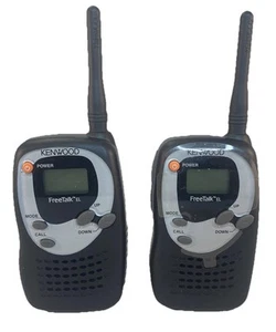 Para 2-drożnych radia mobilnych Kenwood Walkie Talkie UBZ-AM14 B Freetalk EL czarne - Zdjęcie 1 z 5