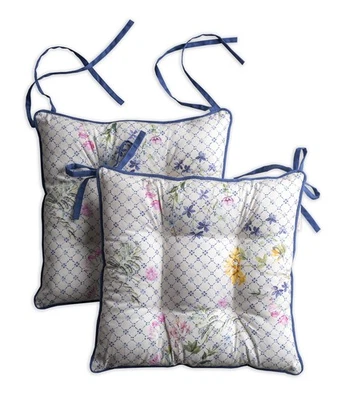 Chair Pads for Dining Chairs Cotton Outer Fabric and Poly Filling 16"x16" Pat... - Image 1 of 4