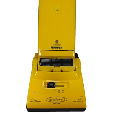 Vintage Hoover Turbopower 2 900W Yellow Upright Vacuum Cleaner U2090 - Image 1 of 4