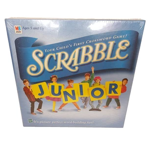 Scrabble Junior Board Game 1999 NEW Milton Bradley Hasbro Box FACTORY SEALED NIB - Picture 1 of 4