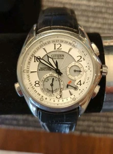 Citizen Eco-drive Calibre 9000 Minute Repeater Perpetual Calendar Leather Band - Picture 1 of 6