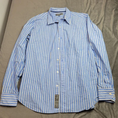 Fossil Mens Striped Long Sleeve Button-Down Shirt - Image 1 of 4