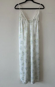VTG Boho Spaghetti Strapped Coquette Baby Doll Style Maxi Dress XS/S Beach Wear - Picture 1 of 19