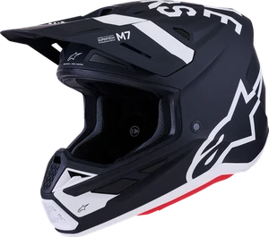 ALPINESTARS SM7 Helmet - Dasher - Matte Black/White - Medium - Bild 1 von 6