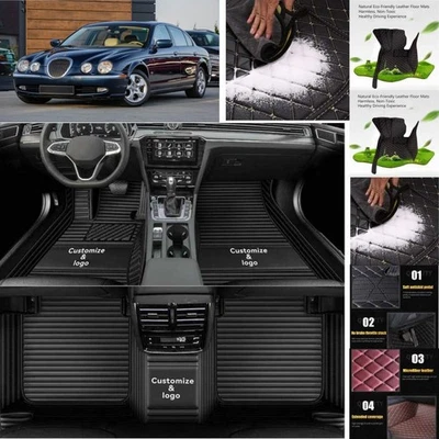 For Jaguar S-Type Car Floor Mats Custom Waterproof Auto Liners Carpets Foto 1 de 4