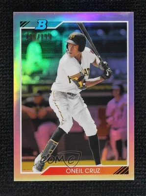 2020 Bowman Heritage Chrome Prospects Refractor /199 Oneil Cruz #92CP-OC - Image 1 of 2