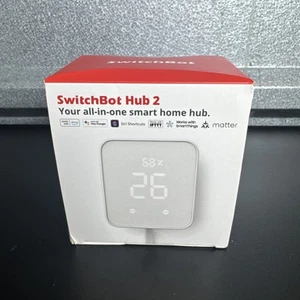 SwitchBot Hub 2 White Smart IR Remote Built-in Meter Wireless Smart Home Hub - Picture 1 of 4
