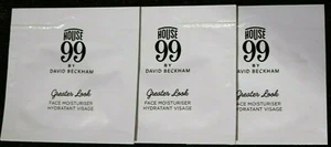 House 99 by David Beckham Greater Look Face Moisturiser, Sample 3x 1 ml. France - Imagen 1 de 3
