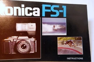 Konica FS-1  Camera Guide Booklet/Manual  English EN vintage - Picture 1 of 7