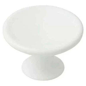 Möbelknopf 40 mm Weiß – Kunststoff, runder Griff, Ø 40 mm, Höhe 25 mm - Bild 1 von 1