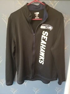 NFL TEAM APPAREL TX3 Warm Seattle Seahawks Blue Zip Up, Mens Medium M - Picture 1 of 7