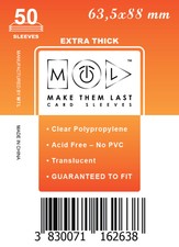 MTL Card Sleeves THICK TCG: Size 63,5x88 50 PCS MTG, Rum & Bones, Arcadia Quest