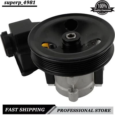 Power Steering Pump with Pulley & Reservoir for 1999-2004 Jeep Grand Cherokee - Image 1 of 4