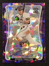 2020 Spencer Torkelson Leaf Metal Draft Purple Crystals AUTO #BA-ST1 1/10