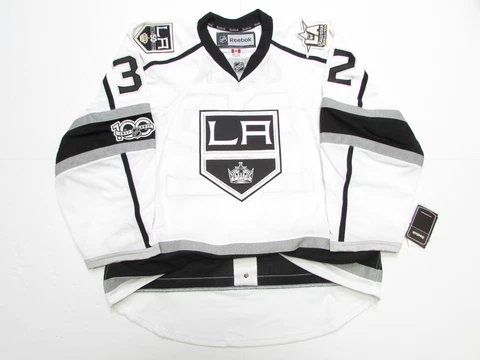 QUICK LOS ANGELES KINGS AWAY NHL 100th ANNIVERSARY REEBOK EDGE 2.0 7287 JERSEY Cover