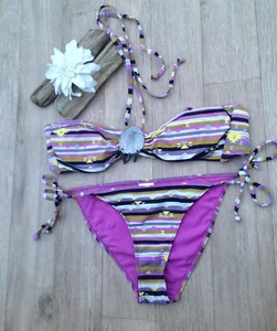 H&M Aztekenmuster Bikini 12 Oberteil 8 Unterteile Urlaub Kreuzfahrt Camping Pool Strand Carava - Bild 1 von 3