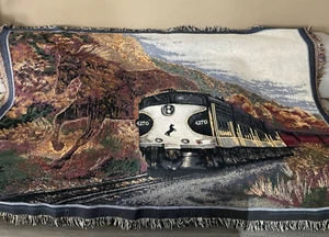 Norfolk Southern Collectors Train Blanket Cross Canvas 100% Cotton - Picture 1 of 9