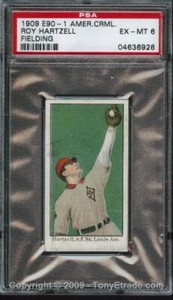 1909 E90-1 American Caramel Roy Hartzell