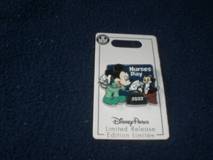 Disney Parks 2022 NURSES' DAY MICKEY MOUSE WITH FIGARO LR Pin - Picture 1 of 3