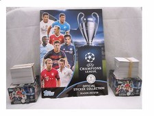 TOPPS CHAMPIONS LEAGUE 2015-16 STICKER ALBUM COMPLETED SET OF 619 STICKERS* NEW*