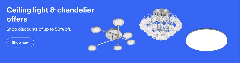 Shop discount sale of 50% off ceilings lights and chandelier