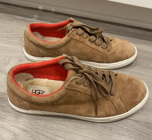 Sneakers UGG Chestnut KARINE in camoscio impermeabile TAGLIA US 9 UK 7 5 EU 40 senza scatola