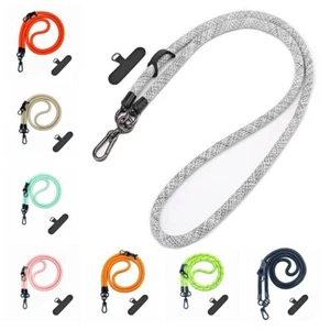 10mm Smycz Pasek Łańcuch do inteligentnego telefonu komórkowego 120CM Kolorowy nylon Pojedynczy przewód - Zdjęcie 1 z 22