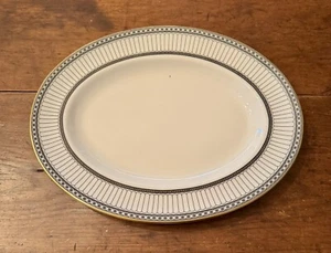 Wedgwood Black Colonnade Bone China Porcelain 14” Platter - Picture 1 of 4