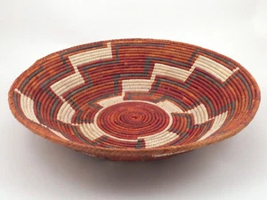 #0650 Handmade Southwest Style Decorative Fine Coil Basket - Imagen 1 de 1