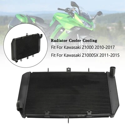 Aluminum Radiator Cooling Cooler For Kawasaki Z1000 SX 2010-2017 E21 - Image 1 of 4