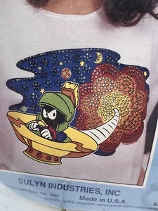 Vintage Simply Sequins Marvin The Martian 1993 NIP Looney Toons #6288 - Picture 1 of 4