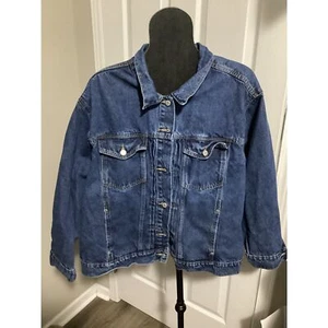 OLD NAVY MEN’S BLUE DENIM TRUCKER JACKET 3XL - Picture 1 of 1
