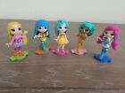 Party Pop Teenies Mini Dolls Spin Master X5 Plastic Figures 