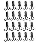 20Piece  Hook Baby Poussette Hooks 360-Degree Rotation Bicycle Accessories Y3S5