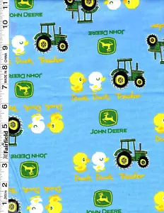 John Deere Duck Tractor Blue by Springs Creative 23" - Picture 1 of 1