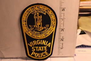 police patch STATE POLICE VIRGINIA 5 1/4 INCH - Picture 1 of 1