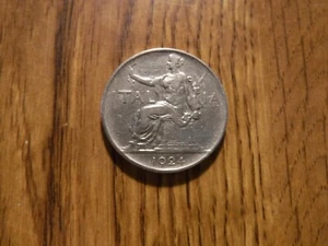 ITALY 1 LIRA 1924 COIN (387) - Picture 1 of 2